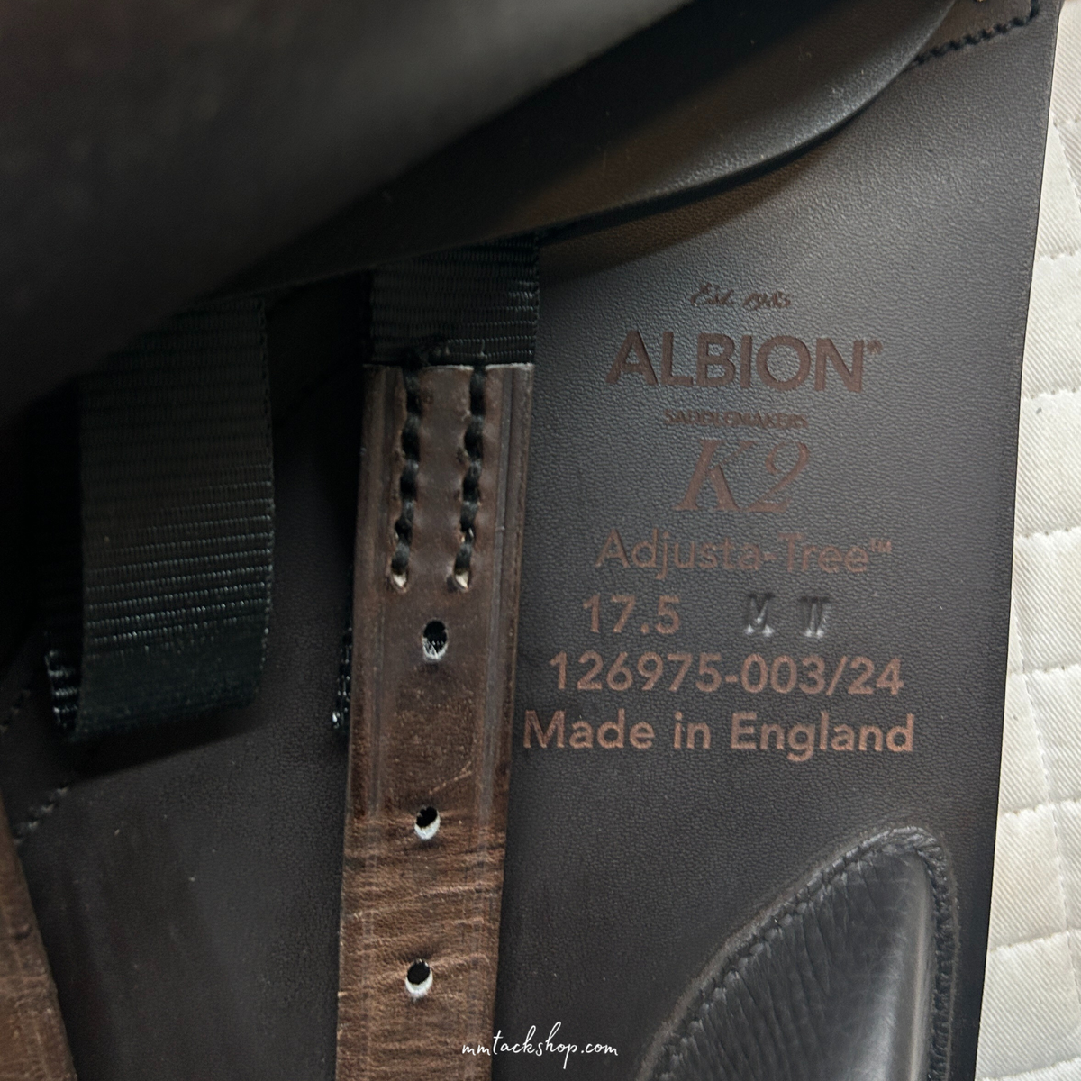 DEMO Albion K2 Jump Saddle  17.5 Med/Wide