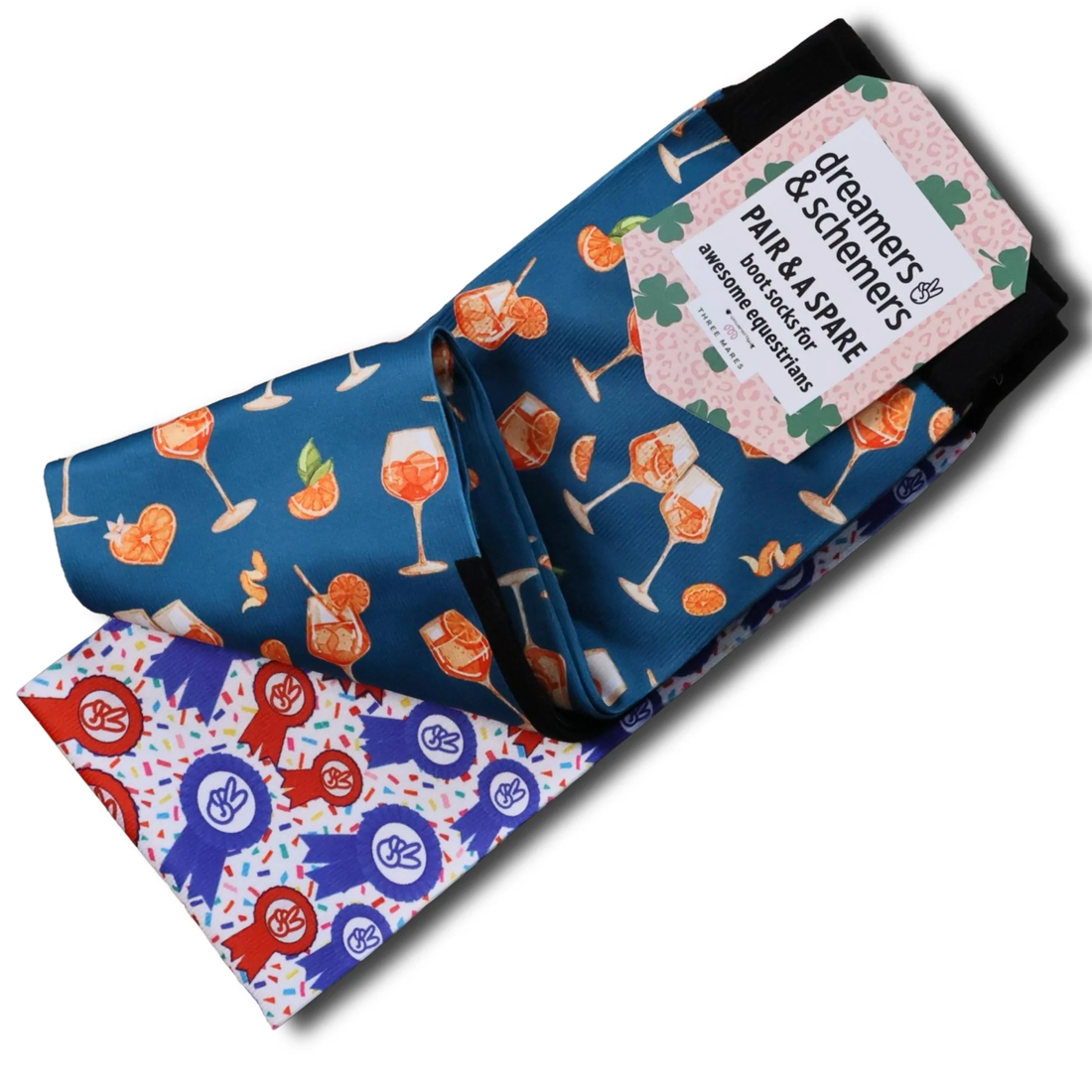Dreamers &amp; Schemers Aperol Spritz Pair &amp; A Spare Boot Socks