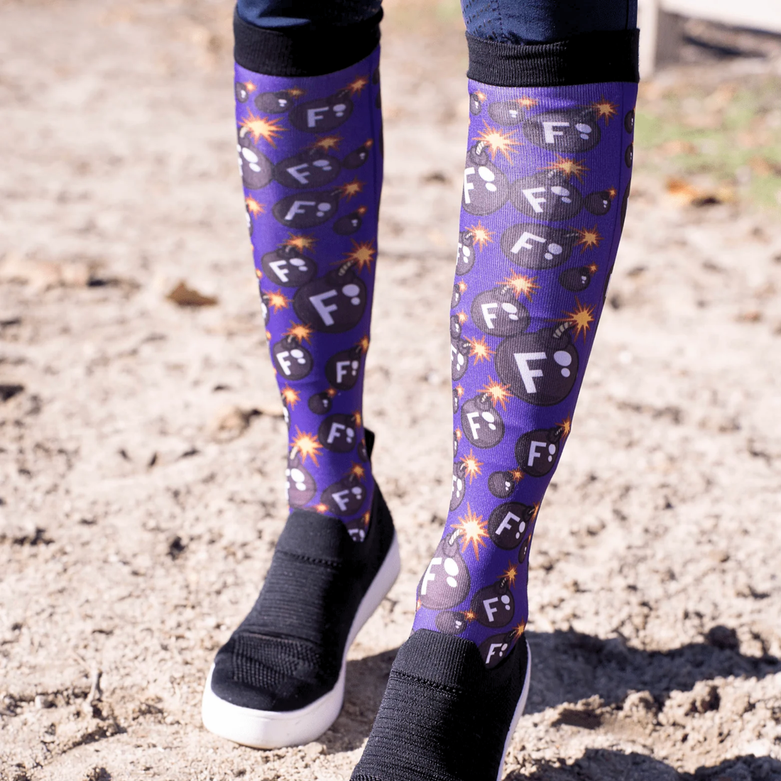 Dreamers &amp; Schemers F Bomb Pair &amp; A Spare Boot Socks