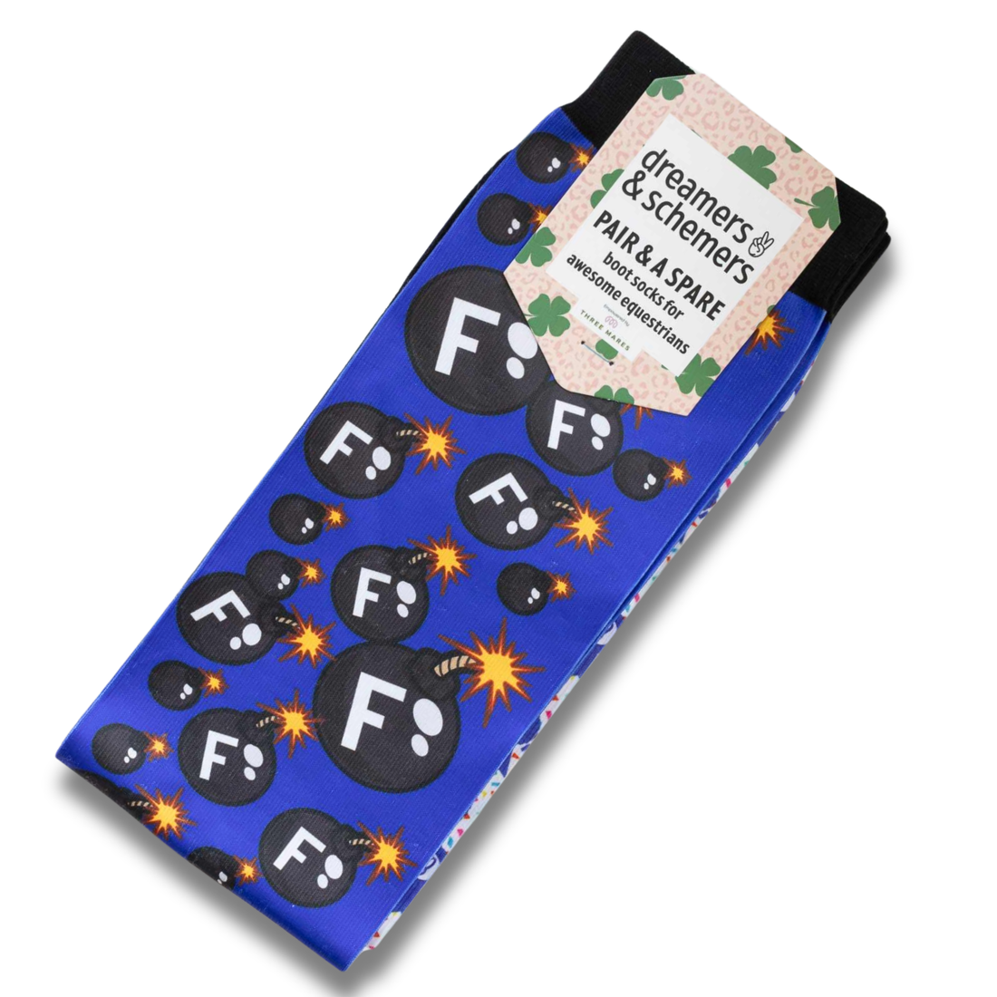 Dreamers &amp; Schemers F Bomb Pair &amp; A Spare Boot Socks