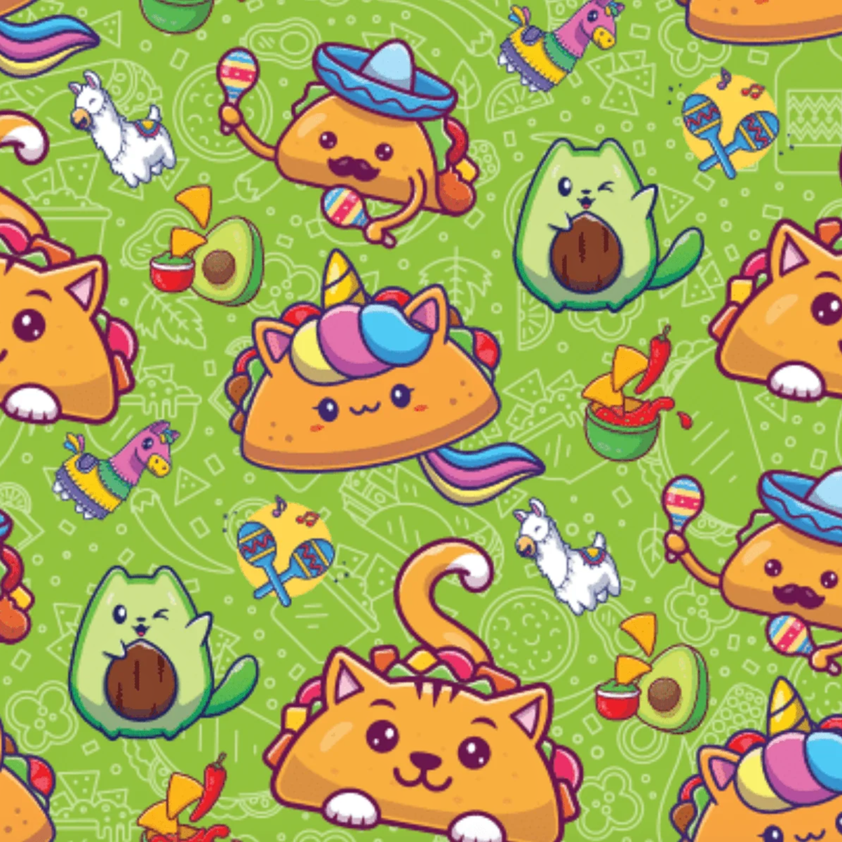 Dreamers &amp; Schemers Taco Cat Pair &amp; A Spare Boot Socks