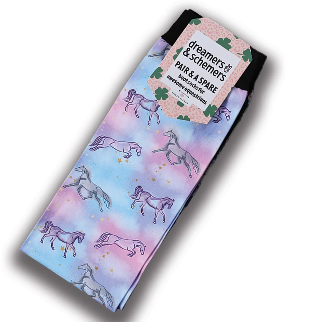 Dreamers &amp; Schemers Horsey Dreams Pair &amp; A Spare Boot Socks