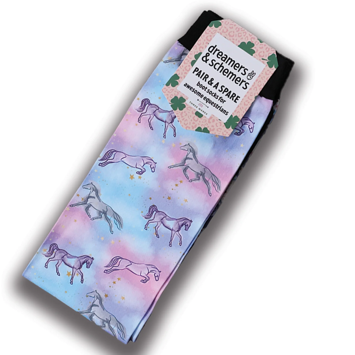 Dreamers &amp; Schemers Horsey Dreams Pair &amp; A Spare Boot Socks