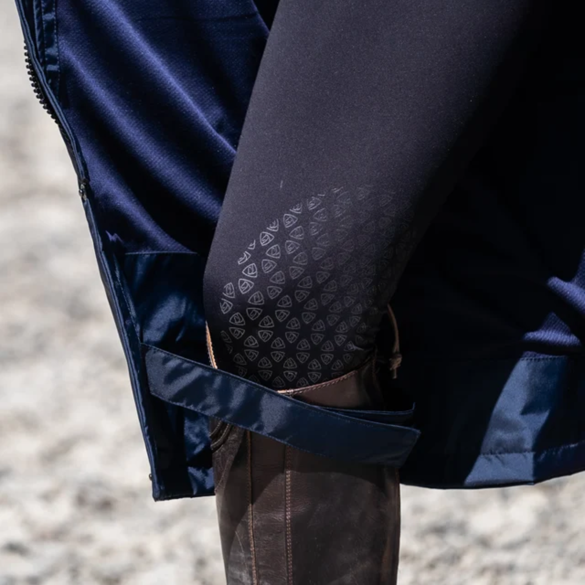 Close-up of a riders&