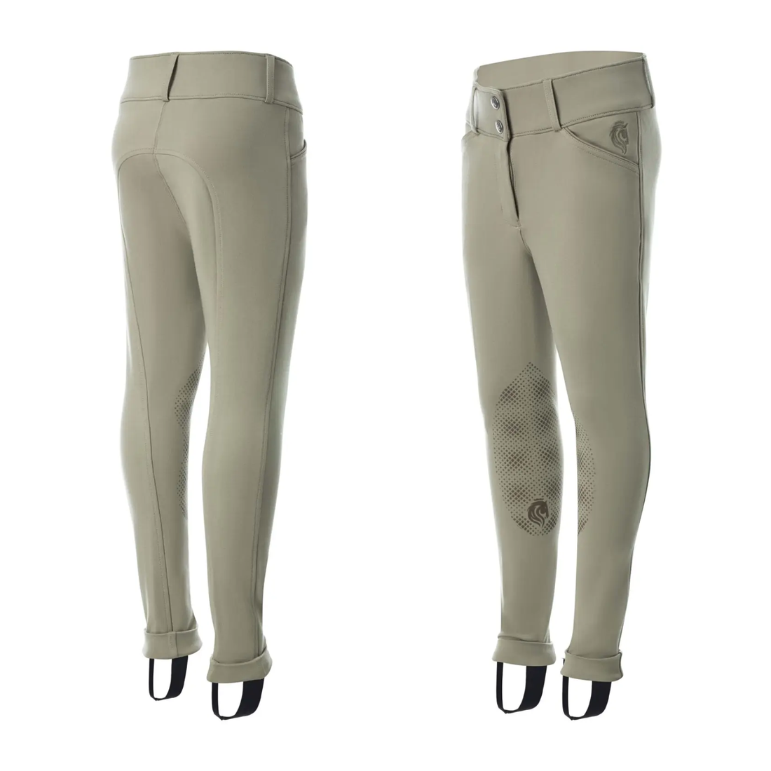 Equinavia Greta Kids Pull On Knee Patch Jods, Tan