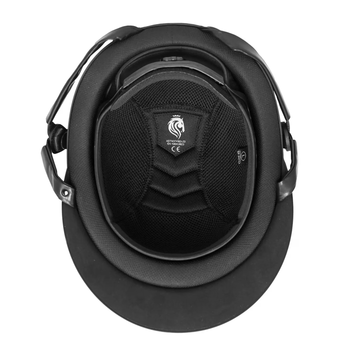 Equinavia Crown Mips Riding Helmet, Black/Black