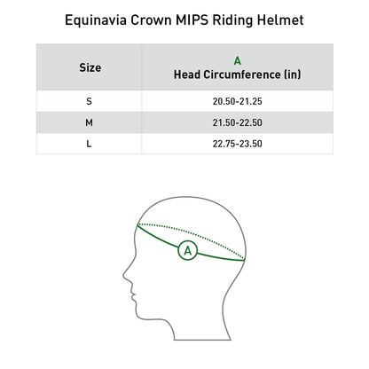 Equinavia Crown Mips Riding Helmet, Black/Black
