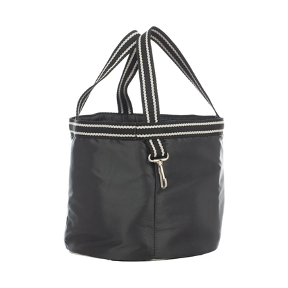 Equinavia Darby Mini Grooming Tote, Black/Silver