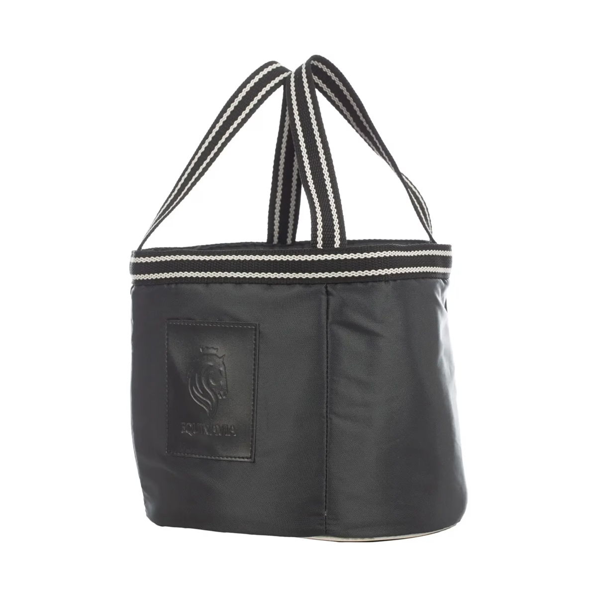 Equinavia Darby Mini Grooming Tote, Black/Silver