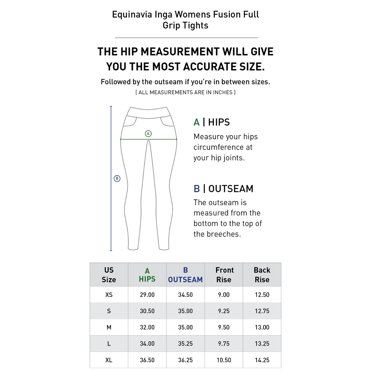 Equinavia Inga Womens Fusion Full Grip Tights