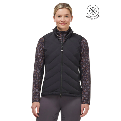 Kerrits EquiTech Hybrid Quilted Vest, Black