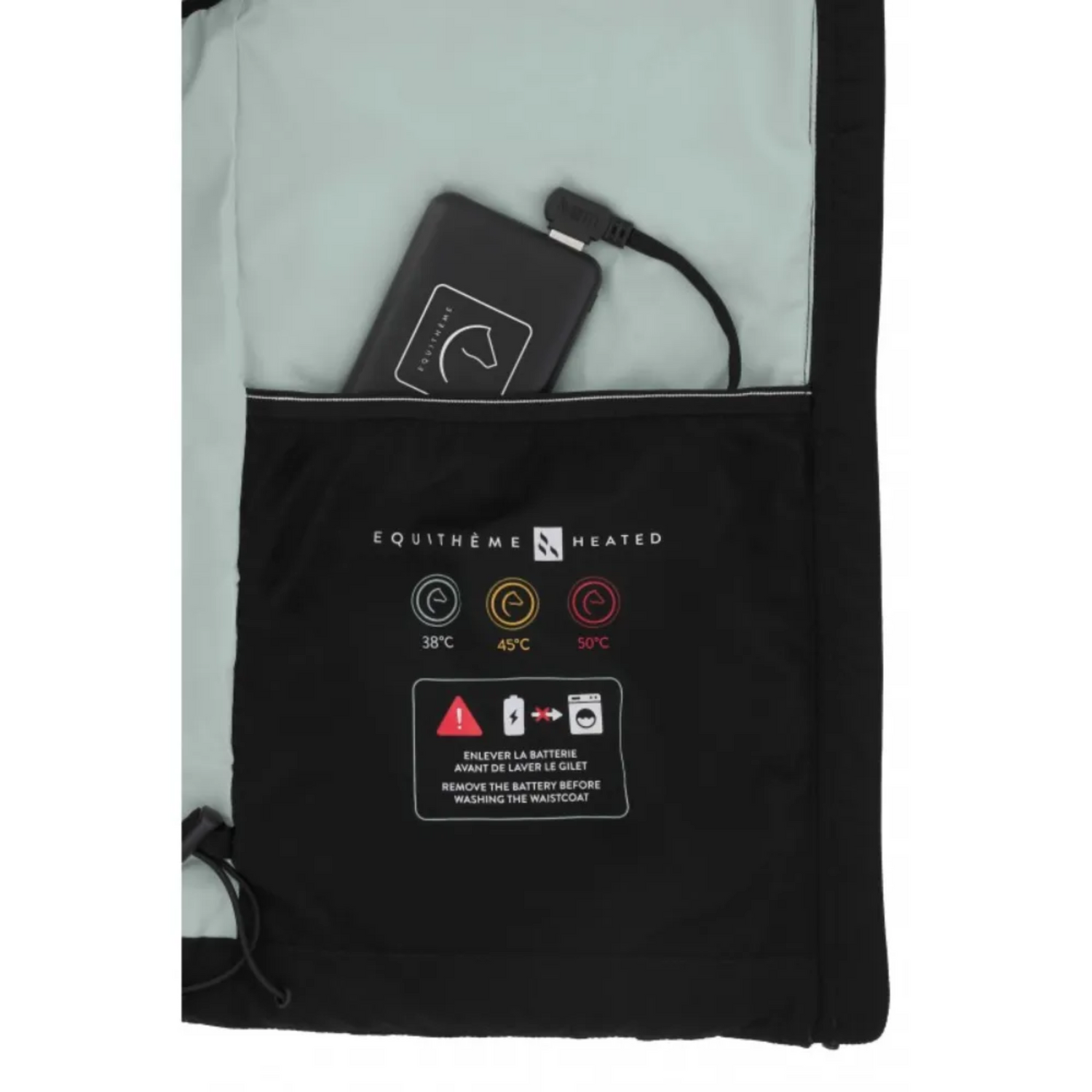 Equitheme Charlie Heated Vest, Black