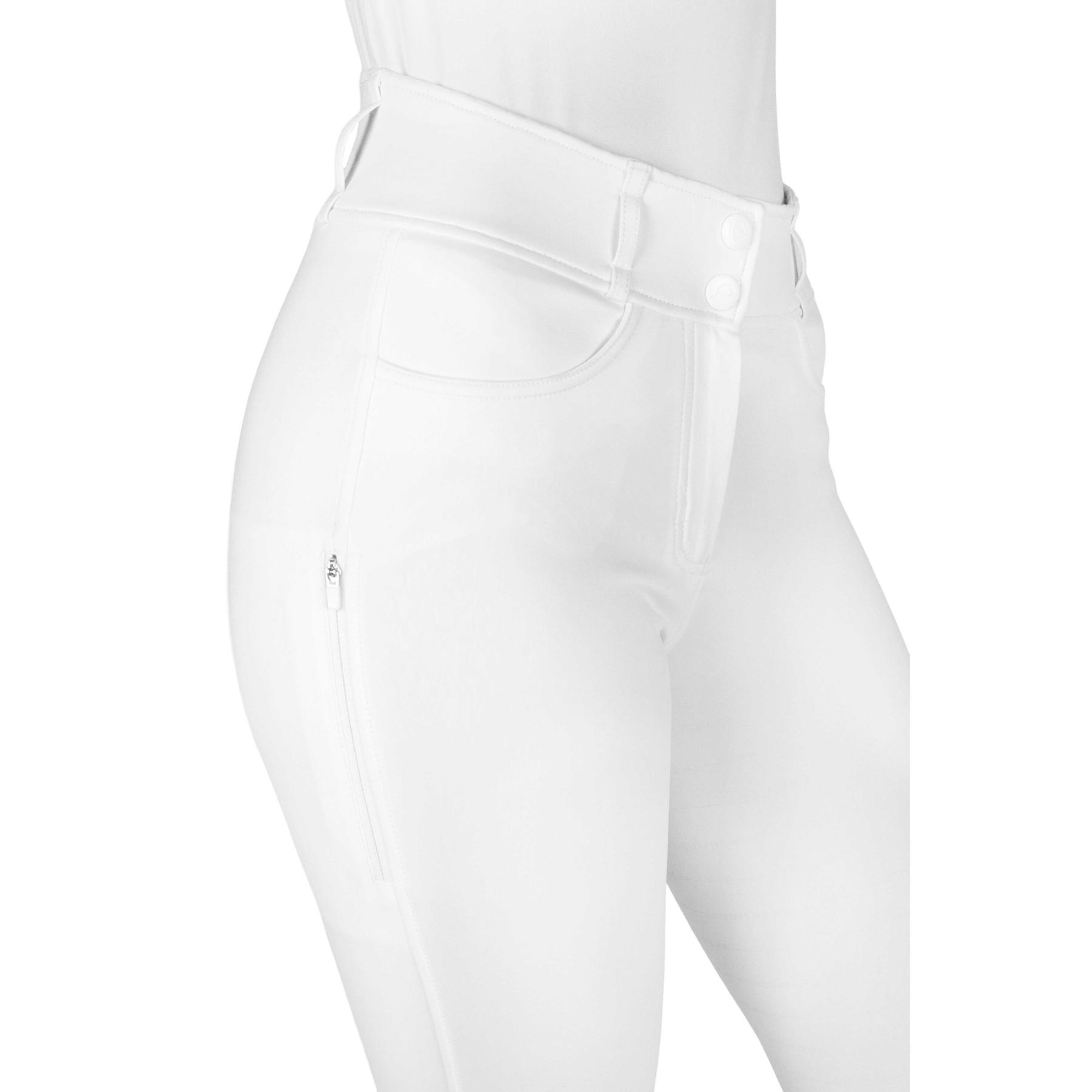Equitheme Mila Full Seat Breeches, White