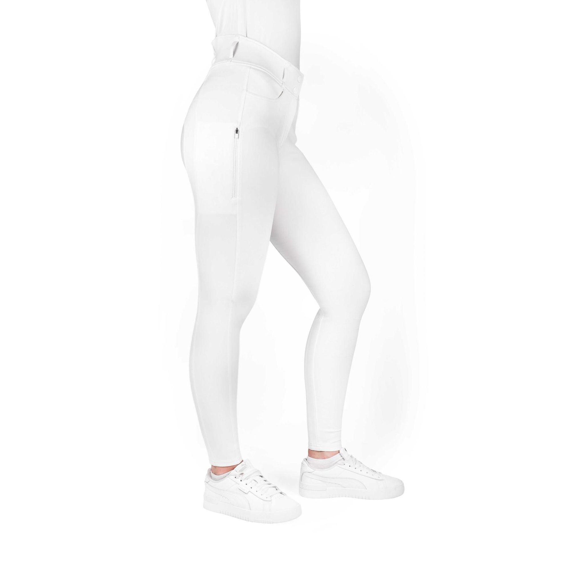 Equitheme Mila Full Seat Breeches, White