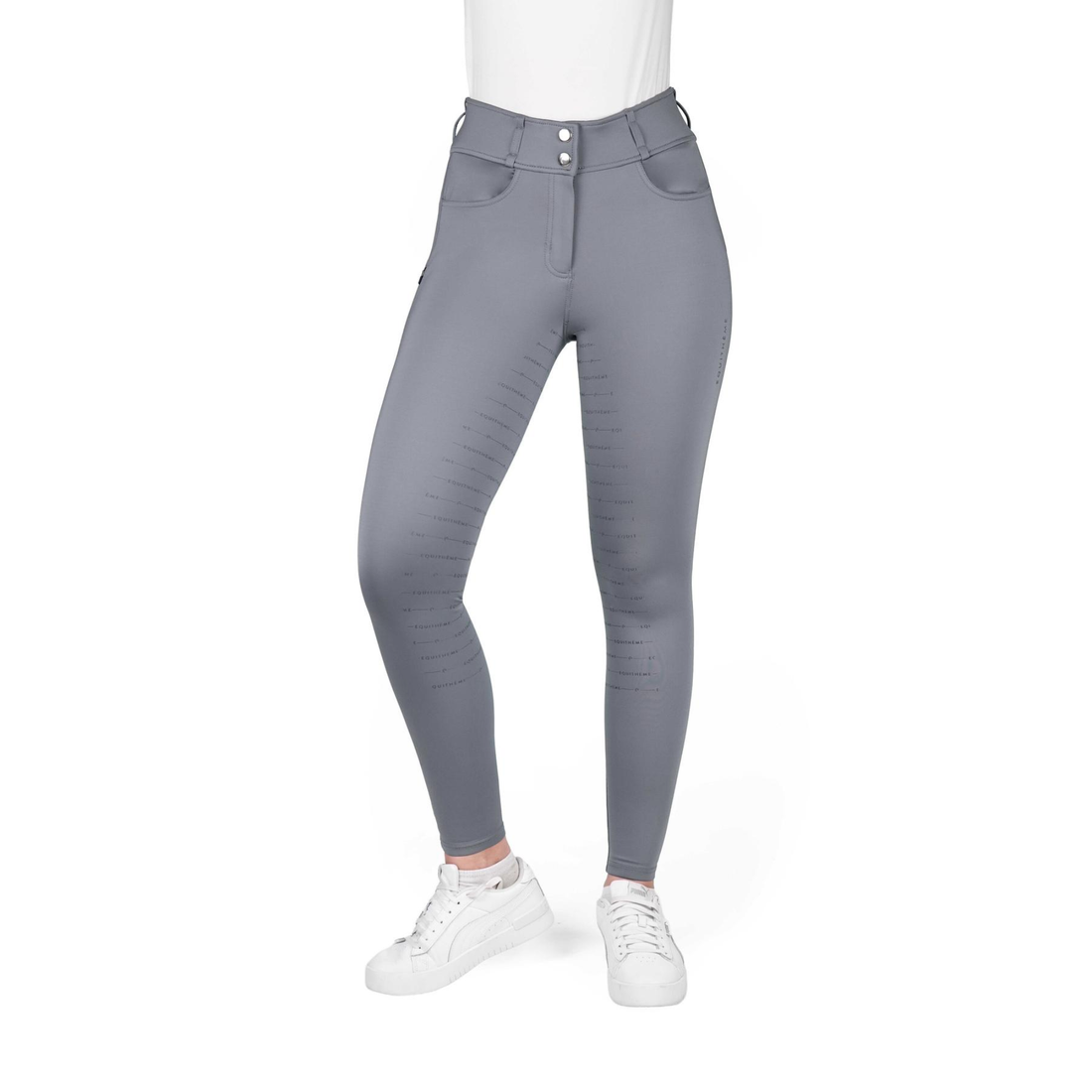 Equitheme Mila Full Seat Breeches, Grey