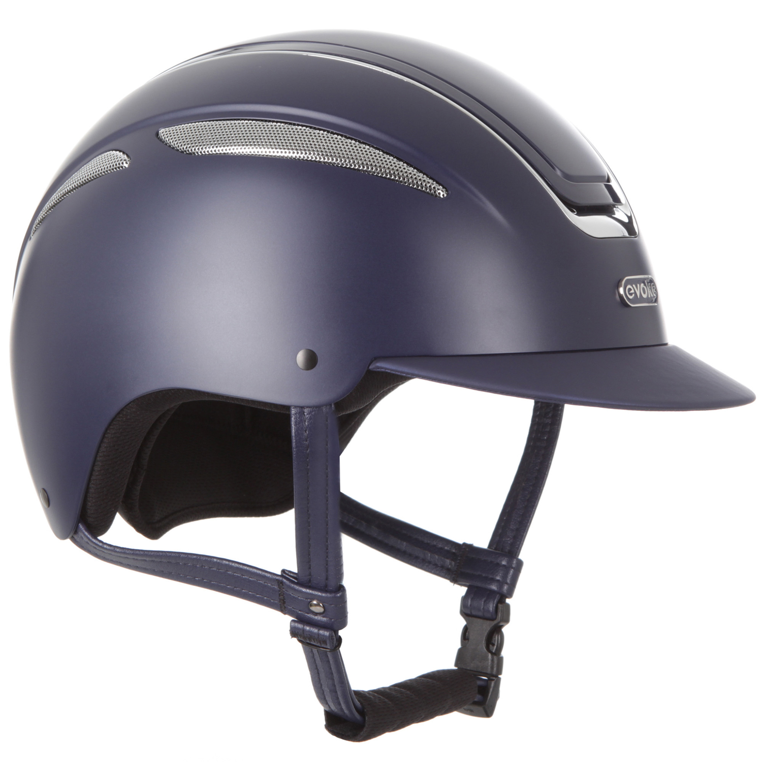 Evoke Callisto Classic Brim, Navy/Chrome