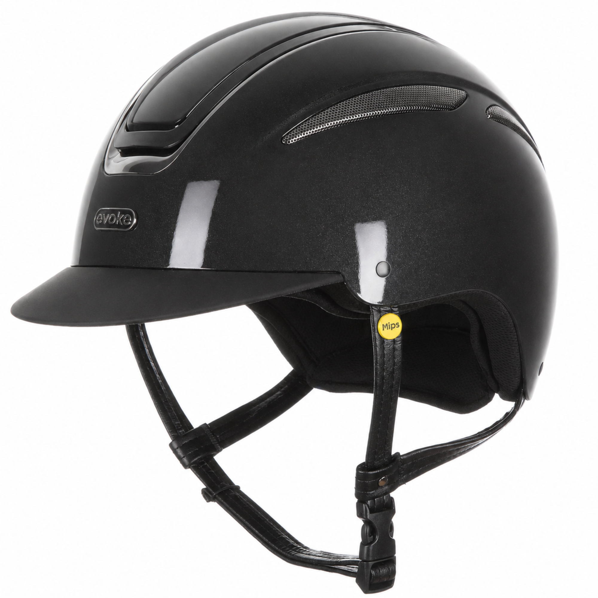 Evoke Callisto MIPS Classic Birm, Black Metallic/Gunmetal