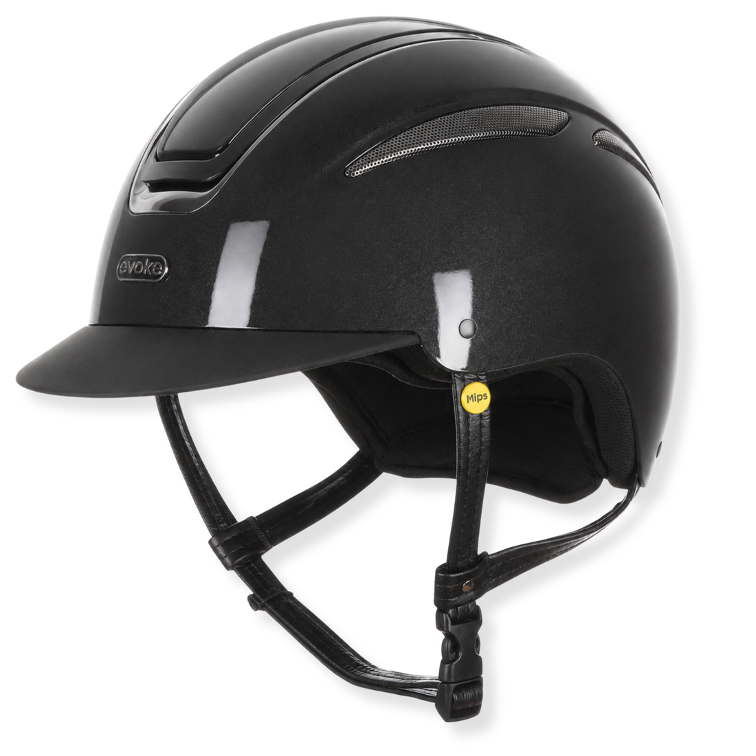 Evoke Callisto MIPS Classic Birm, Black Metallic/Gunmetal