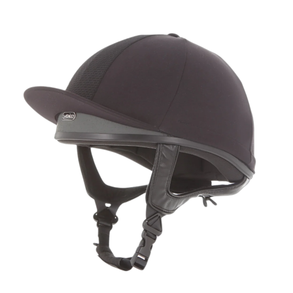 Evoke Vented Hat Silk, Black