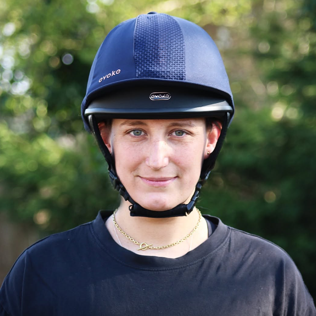 Evoke Vented Hat Silk, Navy