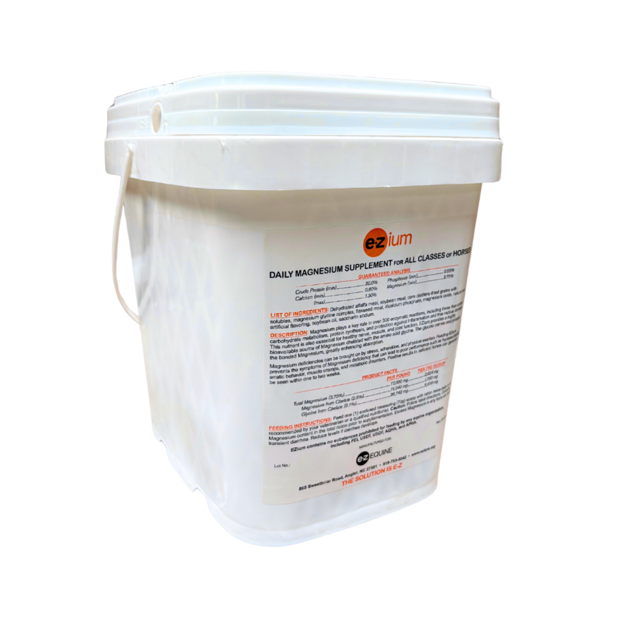 EZium 9.5lb Pail, 1 Month Supply
