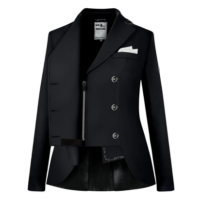 Fair Play Dressage Reiko Short Tail Show Coat, Black