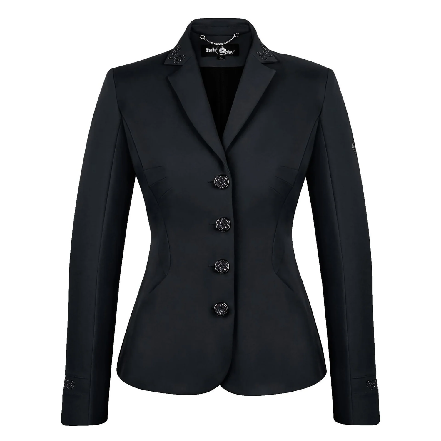 Fair Play Taylor Chic Show Jacket, Black