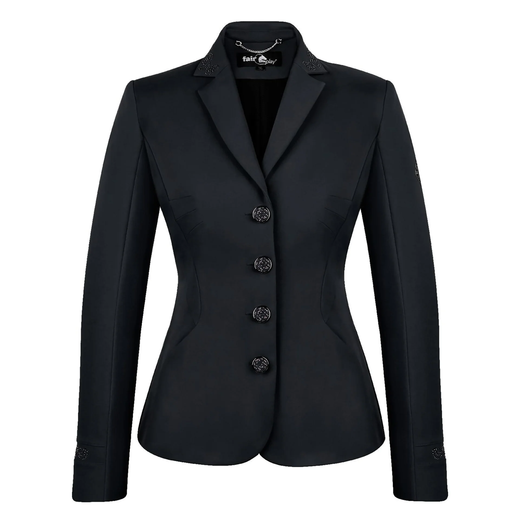 Fair Play Taylor Chic Show Jacket, Black