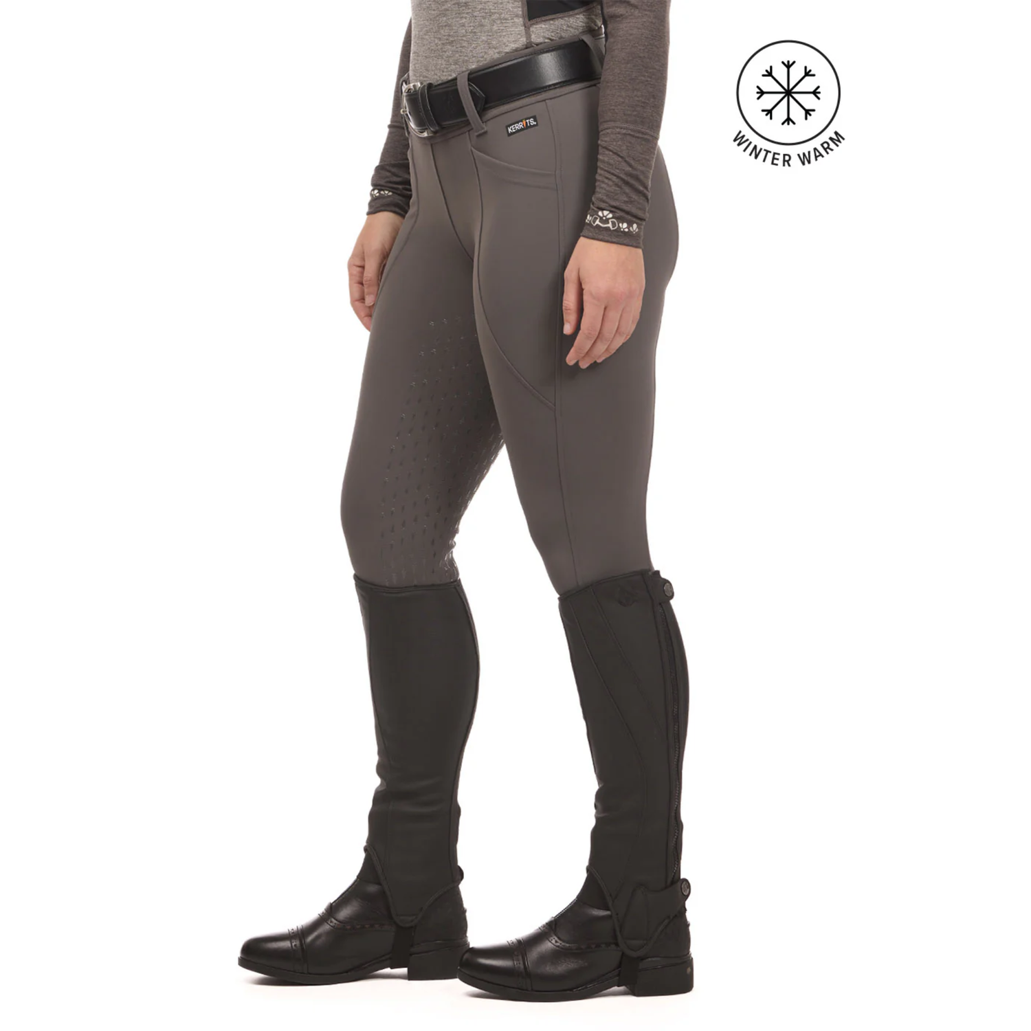 Kerrits Fusion Full Leg Clinic Tight, Castiron