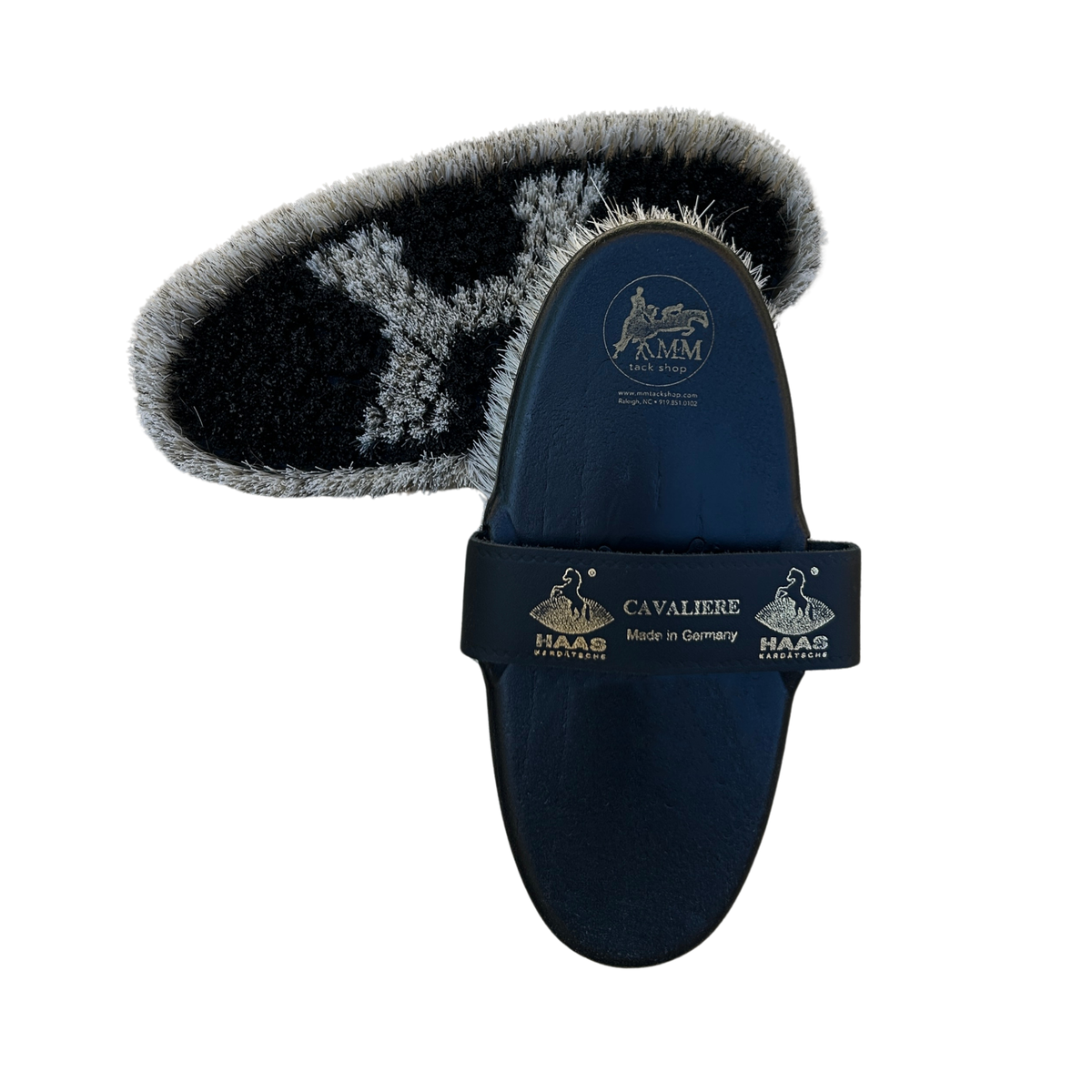 HAAS Cavaliere Body Brush,  M &amp; M Logo