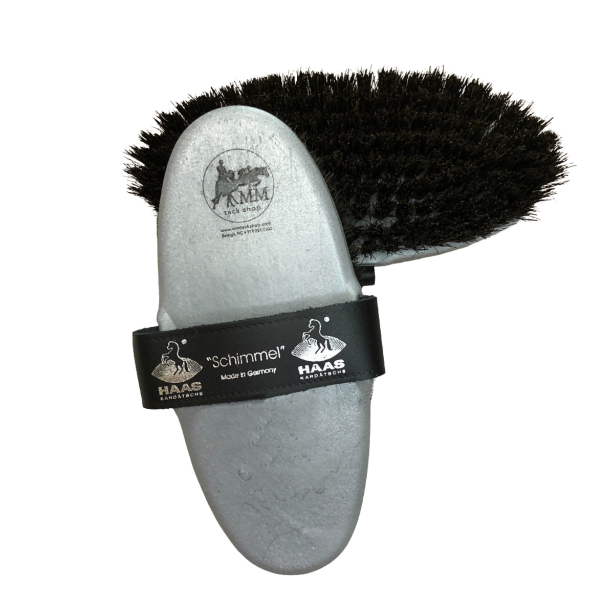 HAAS Schimmel (White Horse) Stiff Brush, M &amp; M Logo