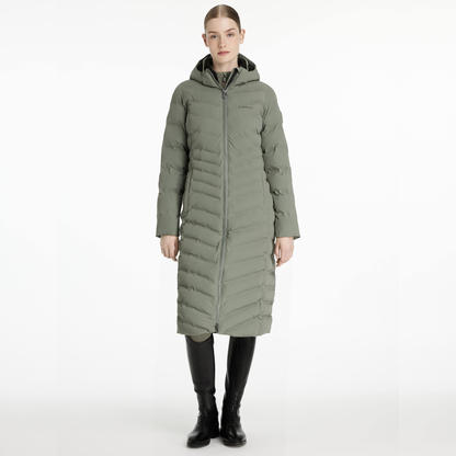 LeMieux Hayley Water Resistant Longline Puffer Coat, Rosemary