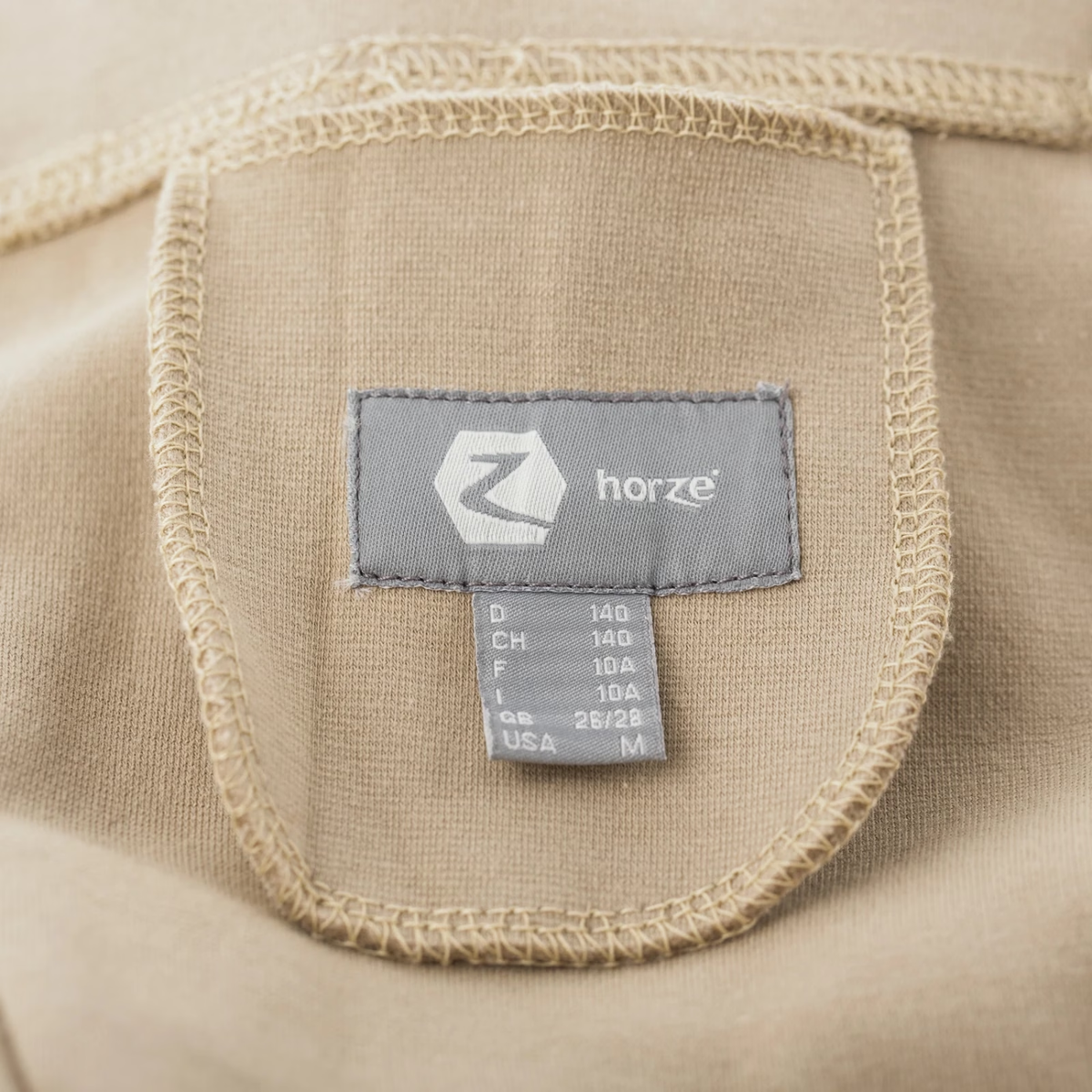 Horze Kids Nora Pull On Knee Patch Jods, Tan