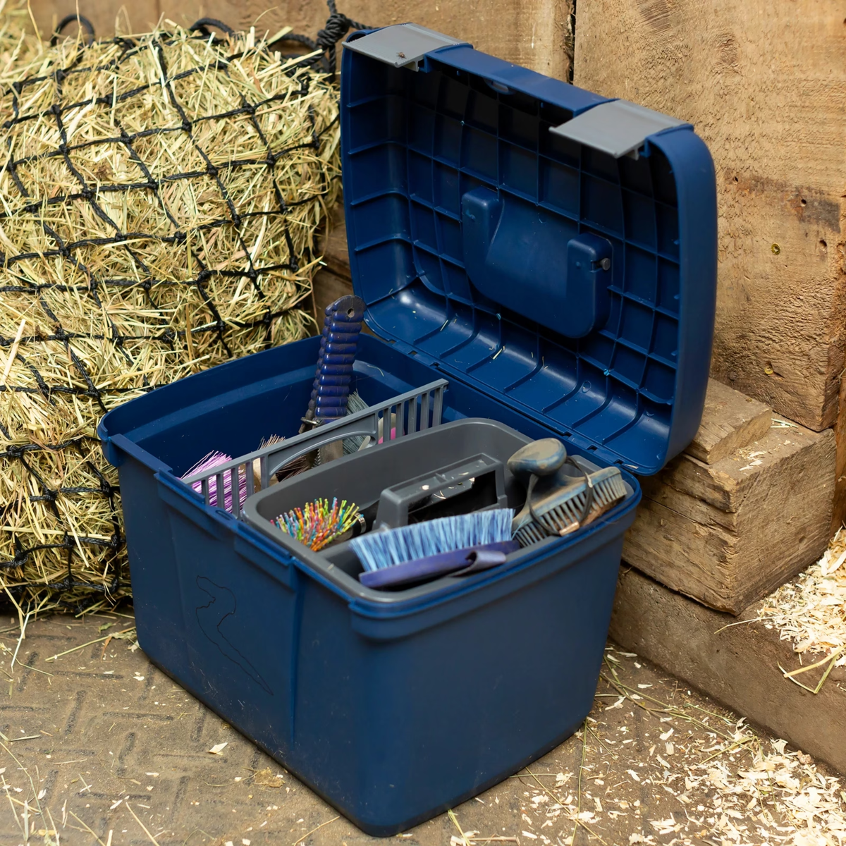 Horze Smart Grooming Box, Dark Dark Blue