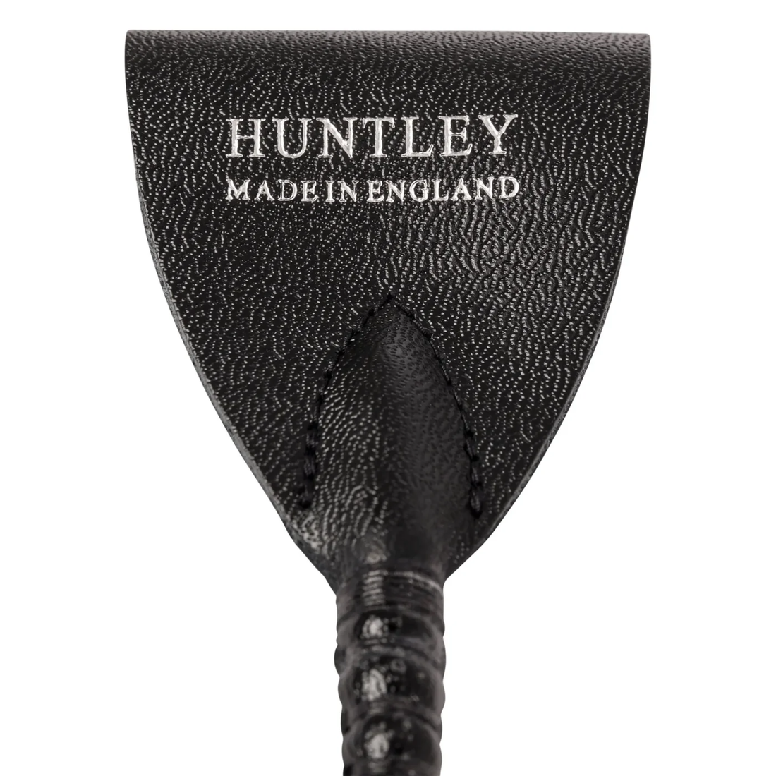 Huntley Equestrian 18" Leather Jumping Bat Riding Crop