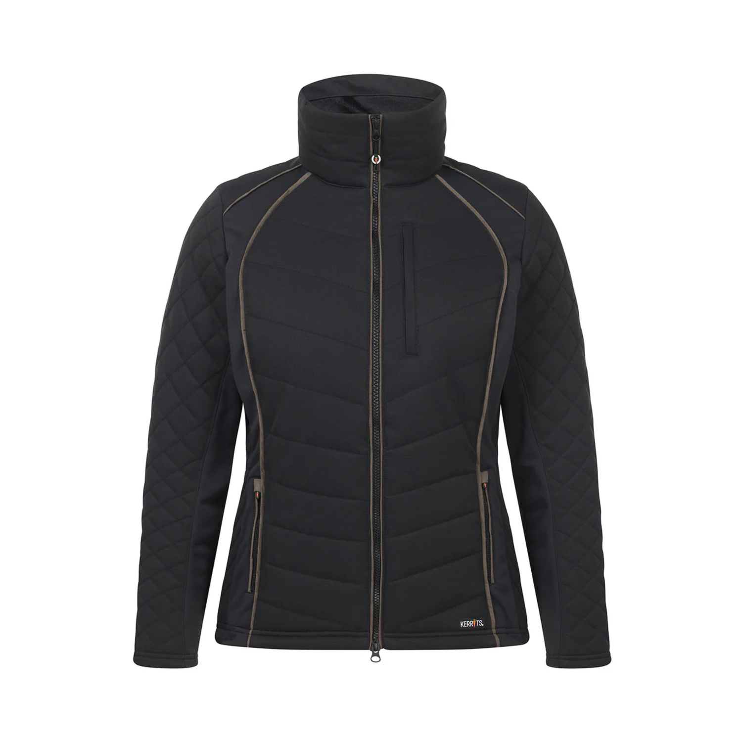 Kerrits Stablemate Quilted Riding Jacket, Black