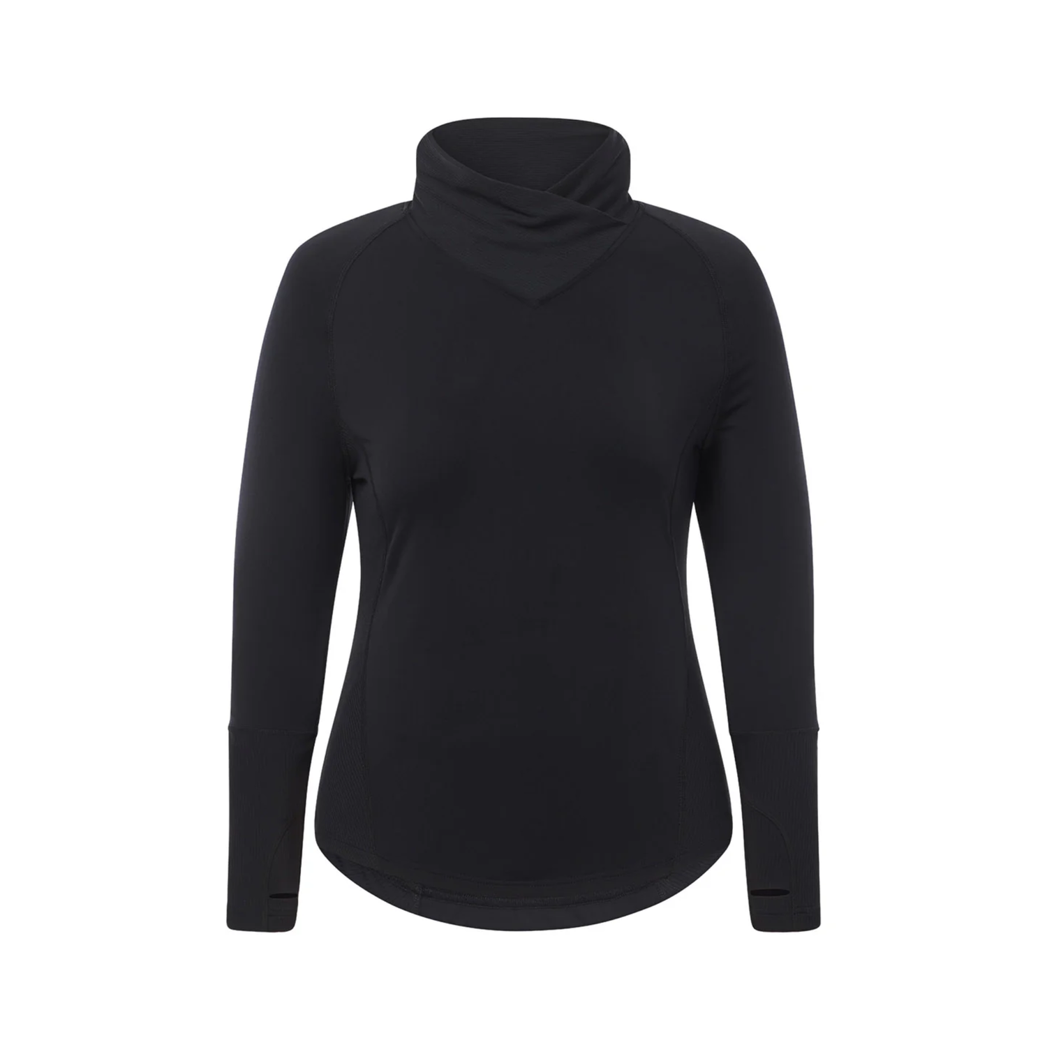 Kerrits Wrap Neck Tech Top, Black