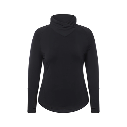 Kerrits Wrap Neck Tech Top, Black