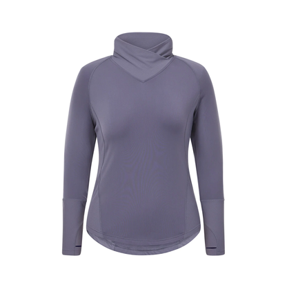 Kerrits Wrap Neck Tech Top, Wild Orchid