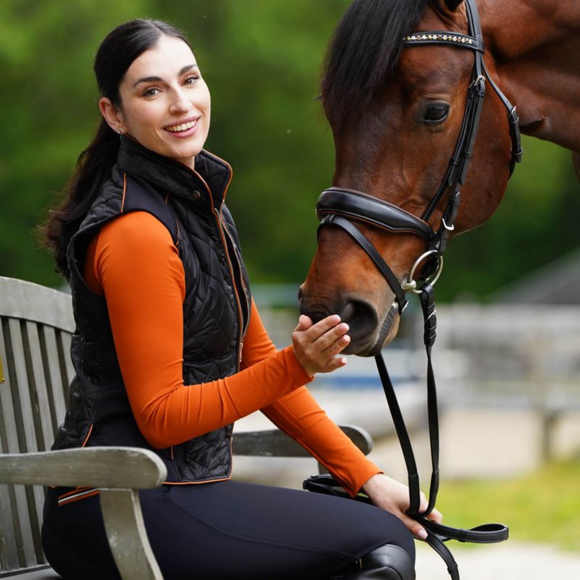 KL Select Taylor Vest, Black / Cognac