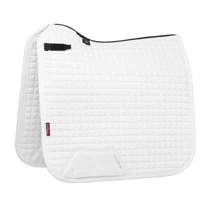 LeMieux Cotton Dressage Square Pad, White