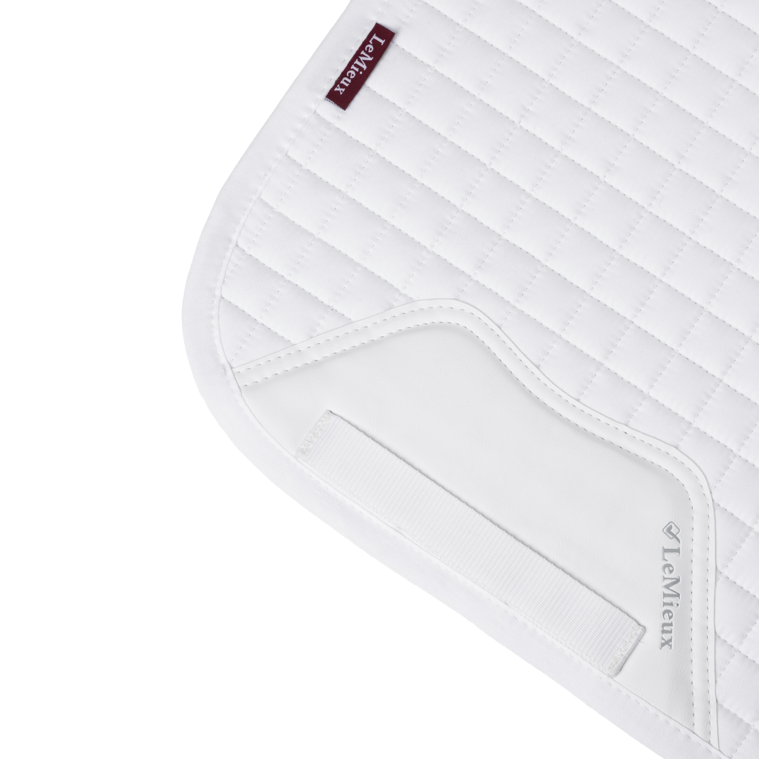 LeMieux Cotton Dressage Square Pad, White
