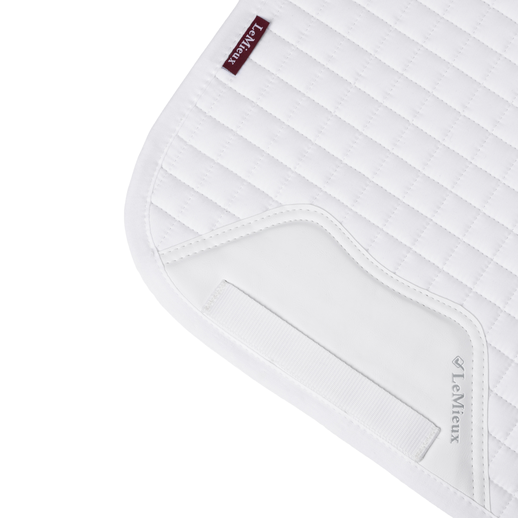 LeMieux Cotton Dressage Square Pad, White