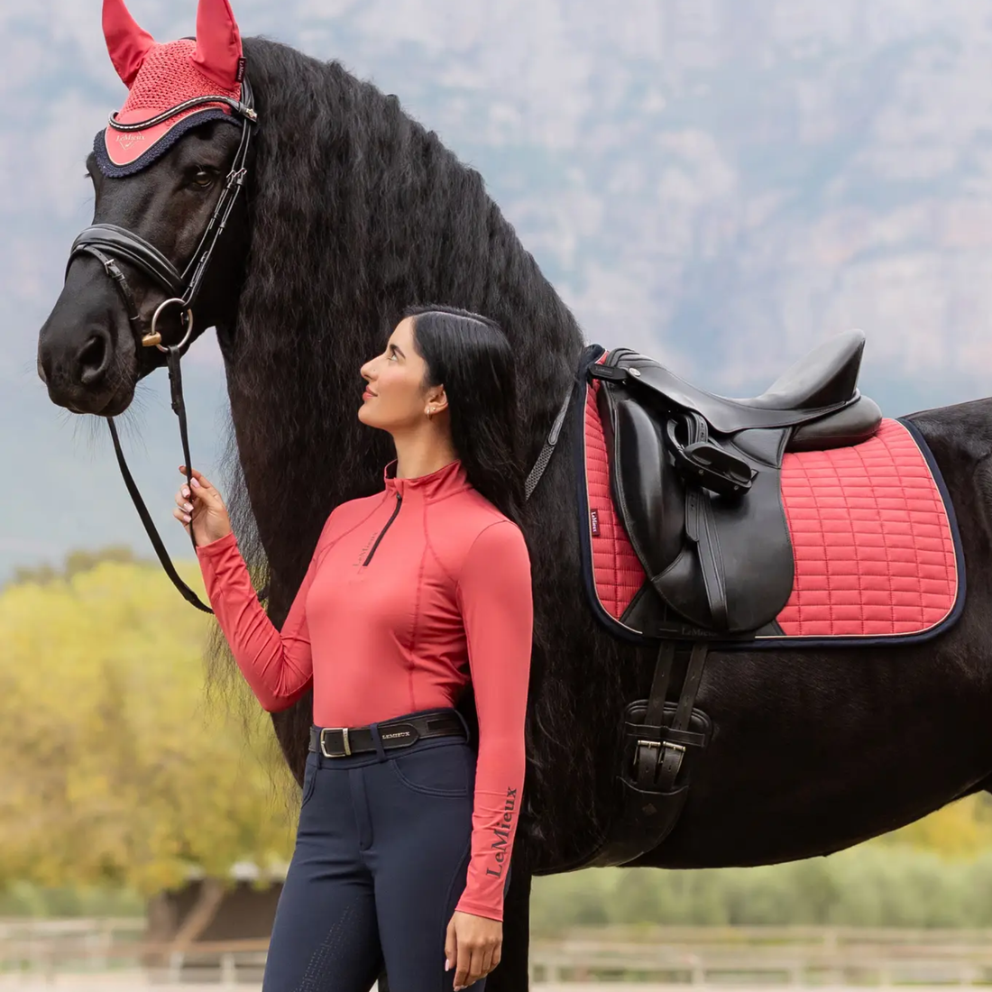 LeMieux Classique Base Layer, Cranberry