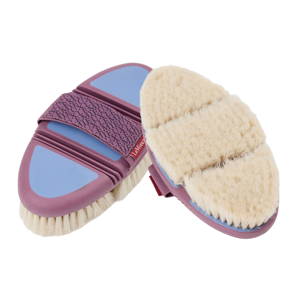 LeMieux Flexi Goat Hair Body Brush, Powder Blue