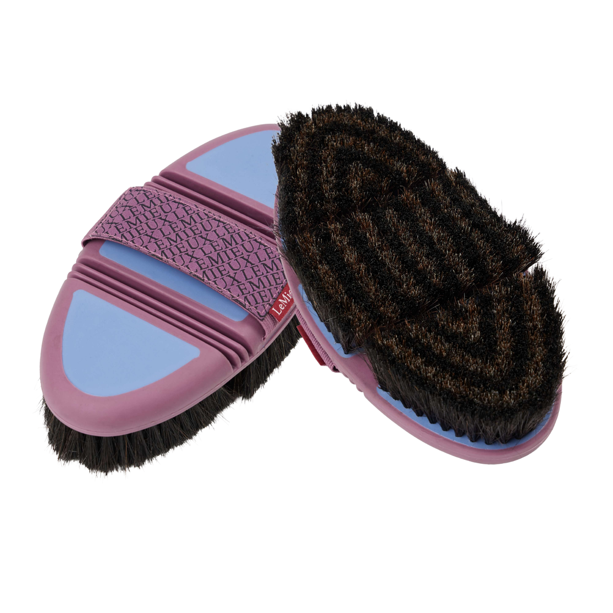 LeMieux Flexi Horse Hair Body Brush, Powder Blue