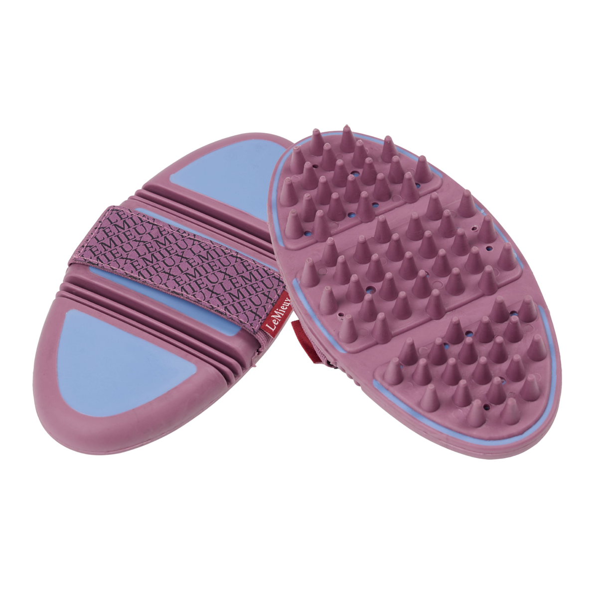 LeMieux Flexi Massage Brush, Powder Blue