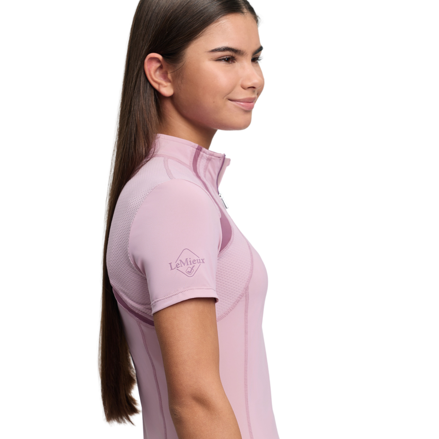 LeMieux Young Rider Mia Mesh Base Layer, Fondant