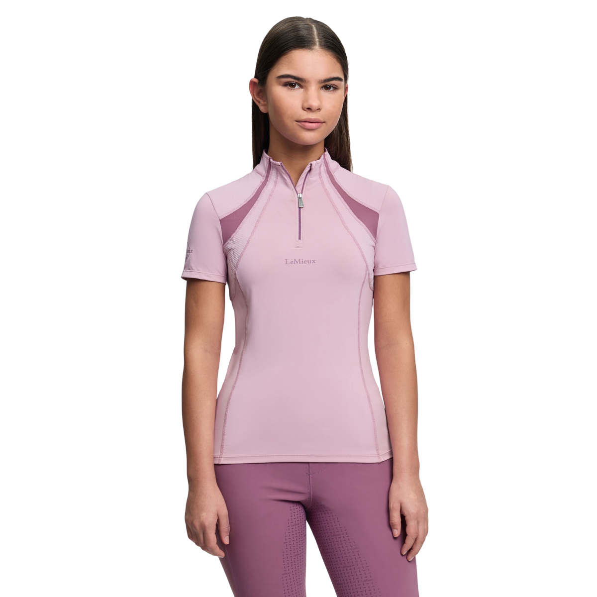 LeMieux Young Rider Mia Mesh Base Layer, Fondant