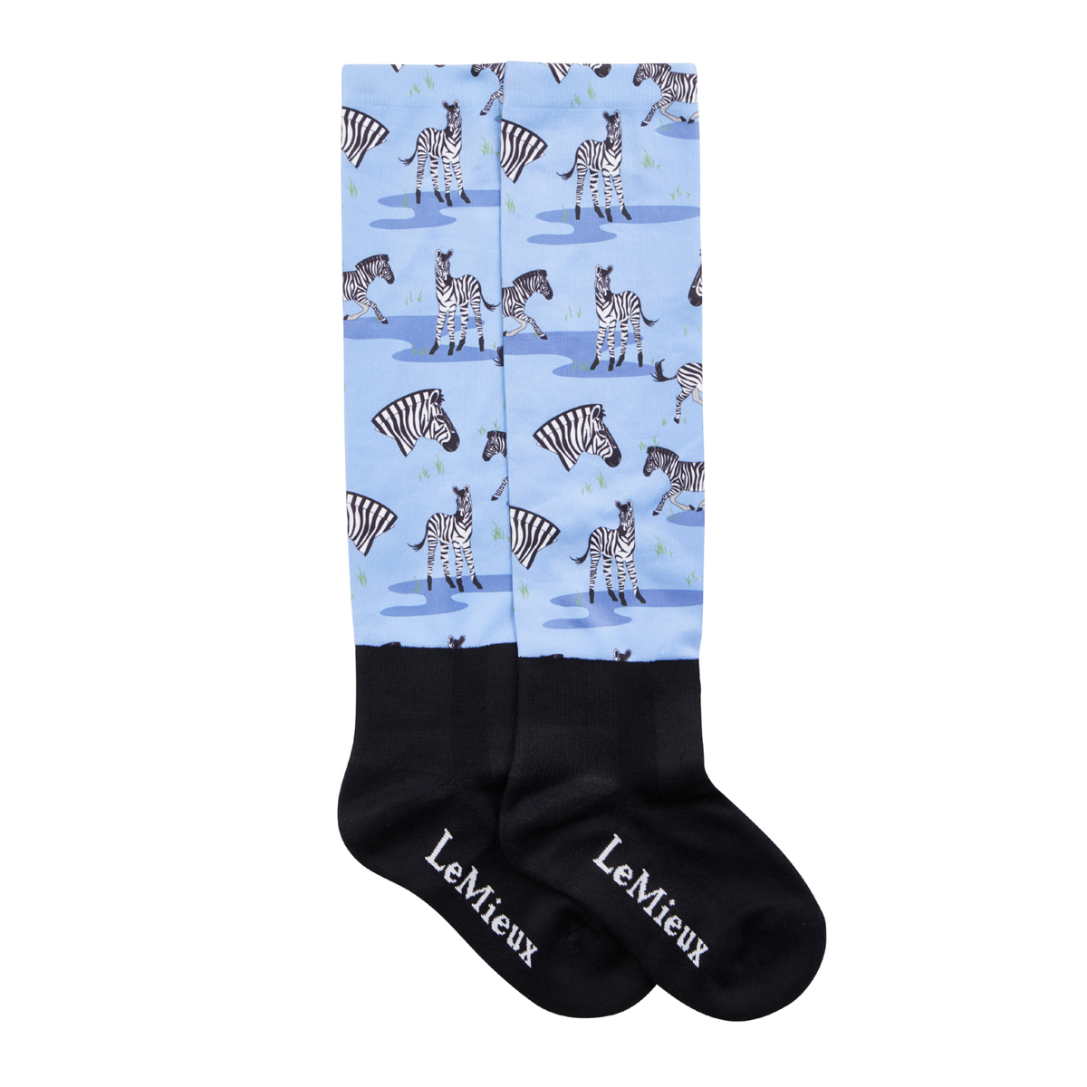 LeMieux Footsie Sock, Zebra